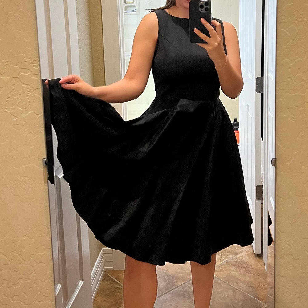 Women’s Black Vintage Style Dress MEDIUM NWT Anni Coco